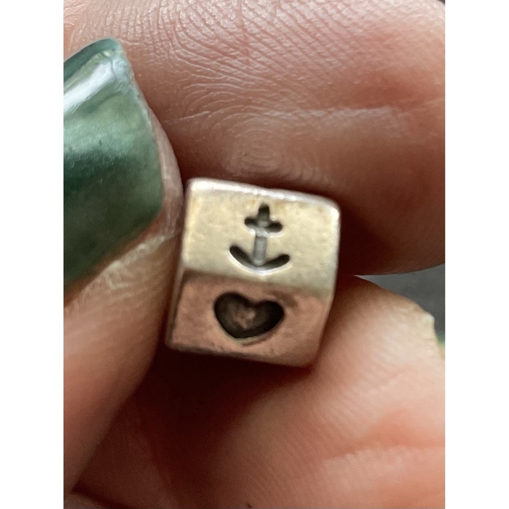 Pandora sterling silver "Faith, Hope & Love" charm ALE 925